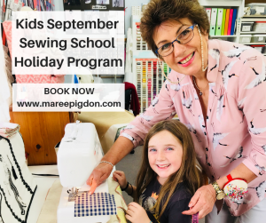 Kids September Sewing School Holiday Program Spring