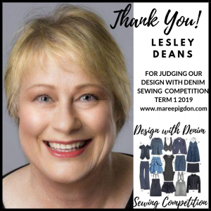 Lesley Dean Sewing Competition Judge - Design With Denim
