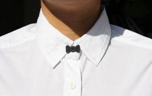 Shirt Bow Tie Button