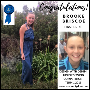 Winners Design With Denim - 1st Brooke Briscoe