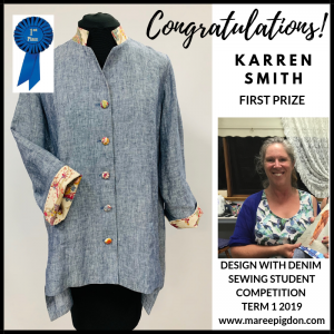 Winners Design With Denim - 1st Karren Smith