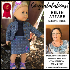 Winners Design With Denim - 2nd Helen Attard