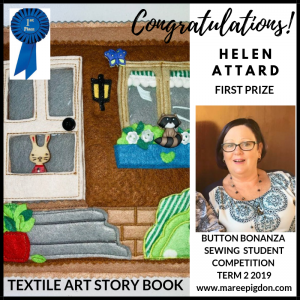 WINNER - Button Bonanza Adult 1st Prize - Helen Attard